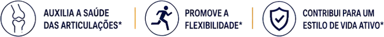 Auxilia na saúde das articulações, promove a flexibilidade e contribui para um estilo de vida ativo